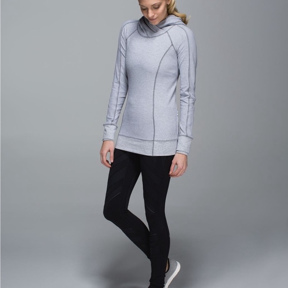 Lululemon Think Fast Hoodie Grey size 2 - Picture 7 of 11